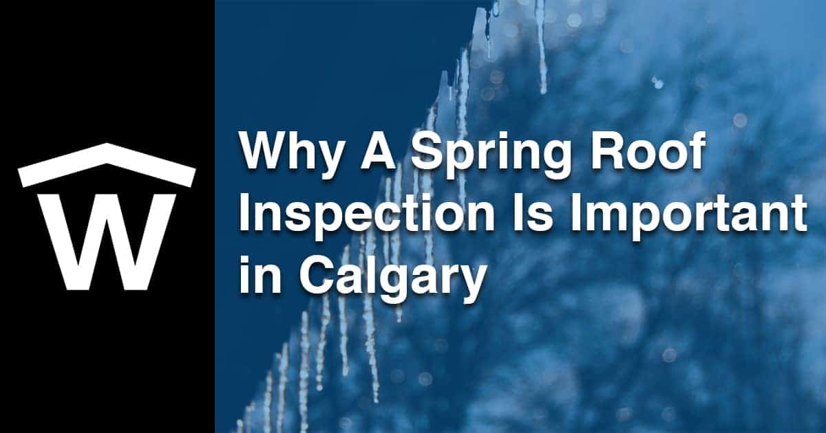 Why A Spring Roof Inspection Is Important in Calgary W4SR